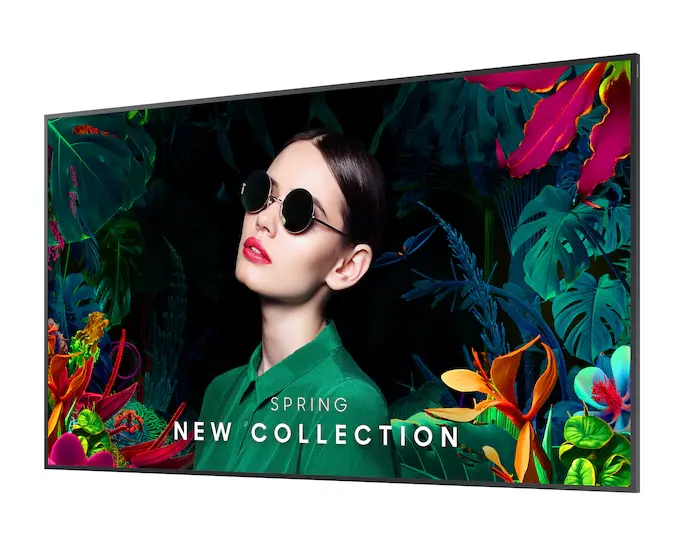 Samsung QMC Series 500-nit brightness commercial signage display